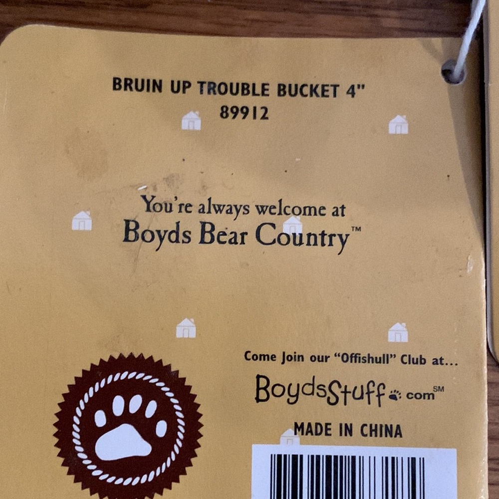 Boyd’s Bears Halloween Bruin Up Trouble ceramic bucket set - Picture 8 of 16